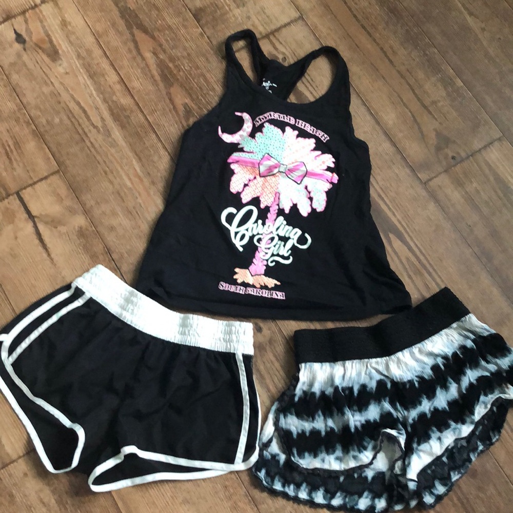 Cute small women’s  2 shorts and tank top
